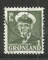 Greenland; 1950 King Frederik IX - Gebruikt