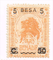 Italia Colonie - SOMALIA  - Sass. 37  - NUOVI (*) - Somalië