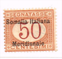 Italia Colonie - SOMALIA  - Segnatasse Sass. 56  - NUOVI (*) - Somalië