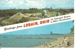 GREETINGS FROM LORAIN. OHIO. AN INDUSTRIAL EMPIRE IN OHIO' S VACATIONLAND. - Andere & Zonder Classificatie