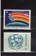 UNITED NATIONS AUSTRIA VIENNA WIEN - ONU - UN - UNO 1986 PEACE YEAR ANNO DELLA PACE  MNH - Ungebraucht