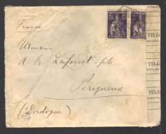 PORTUGAL 1915 Type Céres  Censure Militaire Française Obl. S/Lettre - Storia Postale