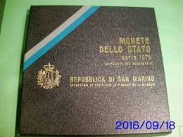 SAN MARINO - ANNO 1976 - DIVISIONALE 8 MONETE  SERIE ANNUALE FDC - San Marino