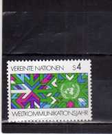 UNITED NATIONS AUSTRIA VIENNA WIEN - ONU - UN - UNO 1983 WORLD COMMUNICATIONS YEAR COMMUNICATION ANNO COMUNICAZIONI MNH - Ungebraucht