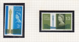 Opening Of Post Office Tower - 1965 - Unused Stamps