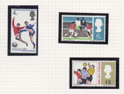 World Cup Football Championship - 1966 - Unused Stamps