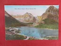 USA National Parks--Glacier National Park  Hand Colored 1938 Cancel    Ref 1286 - Parques Nacionales USA