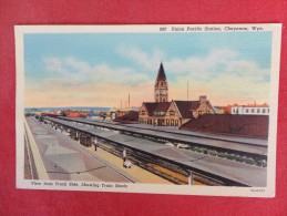 Wyoming > Cheyenne  Union Pacific Train Station Depot 1939 Cancel    Ref 1286 - Cheyenne