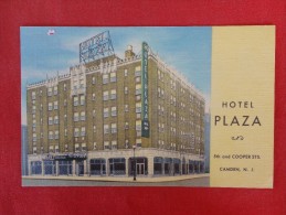 New Jersey > Camden Hotel Plaza   Not Mailed    Ref 1286 - Camden