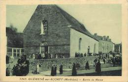 Depts Divers -morbihan -ref  M178- Guemene Sur Scorff - Sortie De Messe-editeur Riviere Bureau Pons  -carte Bon Etat  - - Guemene Sur Scorff