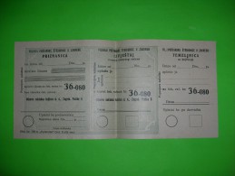 R!,History Document,Yugoslavia,Postal Savings Bank Zagreb,cheque,bill Of Exchange,bank Draft,vintage - Schecks  Und Reiseschecks