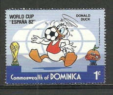 Dominica; 1982 World Cup Football Championship, Spain - Dominique (1978-...)