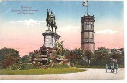 DUISBURG. DENKMAL KAISER WILHELM I. UND WASSERTURM.. - Duisburg