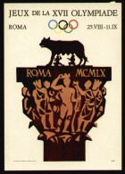 Netherlands 1972 - Rome Olympic Games 1960 Vintage Poster Postcard, Italy Olympics - Giochi Olimpici