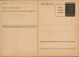 Deutschland/ French Zone - Postal Stationery Postcard Unused-PB 803 - Autres & Non Classés