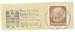 GERMANY. FRAGMENT POSTMARK RED CROSS. 1940 - Maschinenstempel (EMA)