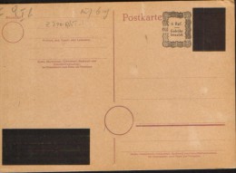 Deutschland/ French Zone - Postal Stationery Postcard Unused-PC 814, - Andere & Zonder Classificatie