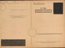 Deutschland/ French Zone - Postal Stationery Postcard Unused-PG 829,signed Brunkhorst - 2/scans - Andere & Zonder Classificatie