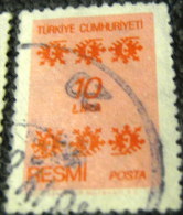 Turkey 1981 On Service 10l - Used - Francobolli Di Servizio