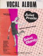 Actress / Singer JULIET PROWSE 1967 Vocal Album For Musical SWEET CHARITY In London - Comedias Musicales