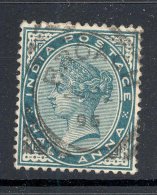 INDIA, Squared Circle Postmark ´BROACH ´ On Q Victoria Stamp - 1858-79 Compagnia Delle Indie E Regno Della Regina