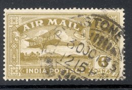 INDIA, Postmark ´ELPHINSTONE´ On George V Air Mail Stamp - 1858-79 Kolonie Van De Kroon