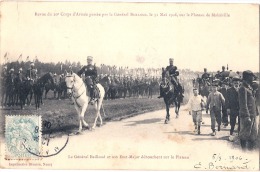 MALZEVILLE Revue Du 20e Corps D'Armée Passée Par Le Général Bailloud, Le 31 Mai 1906 -état Major  - TB - Maxeville