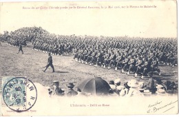 MALZEVILLE Revue Du 20e Corps D'Armée Passée Par Le Général Bailloud, Le 31 Mai 1906 - INFANTERIE - TB - Maxeville