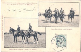MALZEVILLE Revue Du 20e Corps D'Armée Passée Par Le Général Bailloud, Le 31 Mai 1906 Etat Major Général LATOUR TB - Maxeville