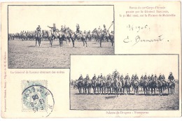 MALZEVILLE Revue Du 20e Corps D'Armée Passée Par Le Général Bailloud, Le 31 Mai 1906  Générale Lastour -- TB - Maxeville