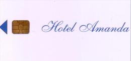 INDE INDIA  CARTE A PUCE CHIP CARD CLE HOTEL KEY HOTEL AMANDA UT - Clés D'hôtel