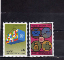 UNITED NATIONS AUSTRIA VIENNA WIEN - ONU - UN - UNO 1983 Trade And Development Types COMMERCIO E SVILUPPO MNH - Ungebraucht