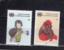 UNITED NATIONS AUSTRIA VIENNA WIEN - ONU - UN - UNO 1985 UNICEF Child Survival Campaign SOPRAVVIVENZA BAMBINI MNH - Blokken & Velletjes