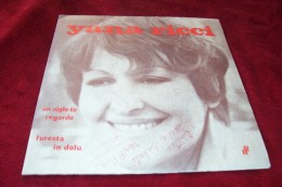 YANA  RICCI   °   UN AIGLE TE REGARDE  / AUTOGRAPHE SUR VINYLE 45 TOURS - Autógrafos