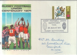 Sport - RUGBY Football Union Centenary 1971 - Rugby