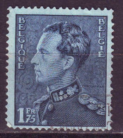 Belgio, 1936/51 - 1,75f King Leopold III - Nr.295 Usato° - 1934-1935 Léopold III