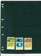 ISRAEL ANNIVERSAIRE DES VILLAGES SIONISTES 3 VAL NEUFS - Unused Stamps (with Tabs)
