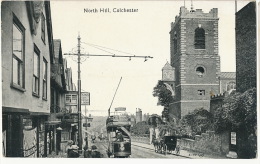 Colchester , North Hill Tramway Tram Advert Milkmaid  Envoi Pineau Bessy Sur Cure Yonne - Colchester