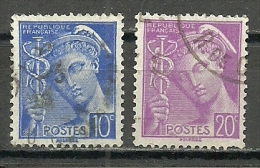 France ; 1938 Issue Stamps - 1938-42 Mercure
