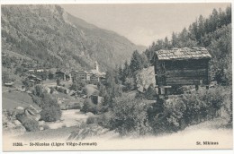 St  NICOLAS - St  NIKLAUS  - Ligne Viège-Zermatt - Viège