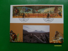 1993 Environment Climate MAXIMUM Card  Animali  Uccelli 4 Valori Se Tenant - Briefe U. Dokumente