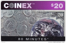 United States, MCI, $20, Coinex, 80 Minutes, 2 Scans. - Andere & Zonder Classificatie