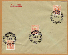 Enveloppe Cover Brief 1er Jour 850 Echo Philatélique Gent - Briefe U. Dokumente