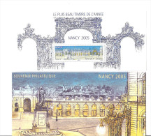 FRANCE:  Bloc Souvenir N°14:"NANCY 2005"-"Place Stanislas Et Statue Stanislas.1er  " - Blocs Souvenir