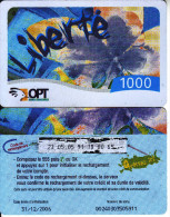 R *carte LIBERTE1000   OPT NOUVELLE CALEDONIE Utilisée Et état TTB  N°00240303505911 - Neukaledonien