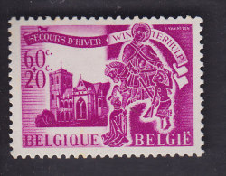Belgique. Secours D'hiver. Iconographie De Saint Martin Déchirant Son Manteau Et église 634 - Unused Stamps