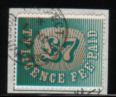 GB TELEVISION LICENCE REVENUE 1972/5 £7 BLUE GREEN & BROWN (1972) BAREFOOT #01 - Revenue Stamps