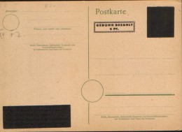 Deutschland/ French Zone - Postal Stationery Postcard Unused- PD 812 - Andere & Zonder Classificatie