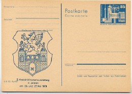 DDR P80-3a-79 C12 Postkarte PRIVATER ZUDRUCK Wappen Jarmen 1979 - Cartoline Private - Nuovi