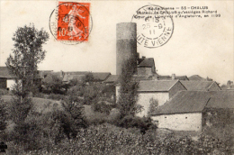 Vue Generale , Chateau De Chlus - Chalus